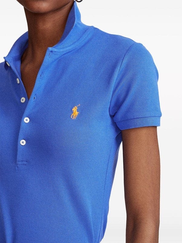 Load image into Gallery viewer, Ralph Lauren Womens Slim Polo - Blue
