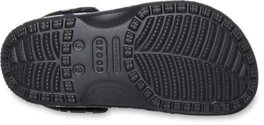 Crocs Kids Camouflage Classic Clog - Black/Slate Grey