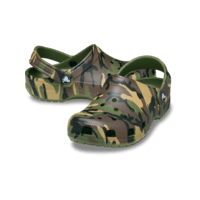 Load image into Gallery viewer, Crocs Classic Toddler Camouflage Clog - Army Green
