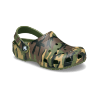 Crocs Kids Classic Camouflage Clog - Army Green
