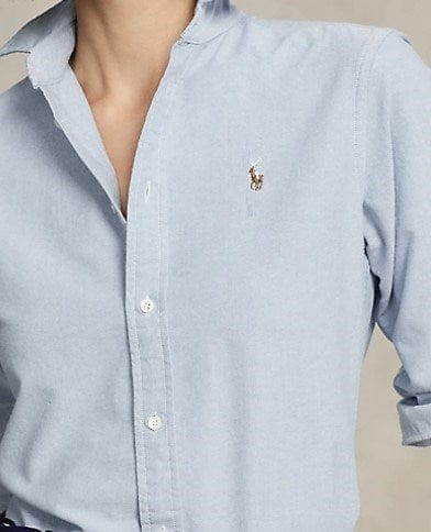 Ralph Lauren Womens Classic Fit Oxford Shirt - Blue