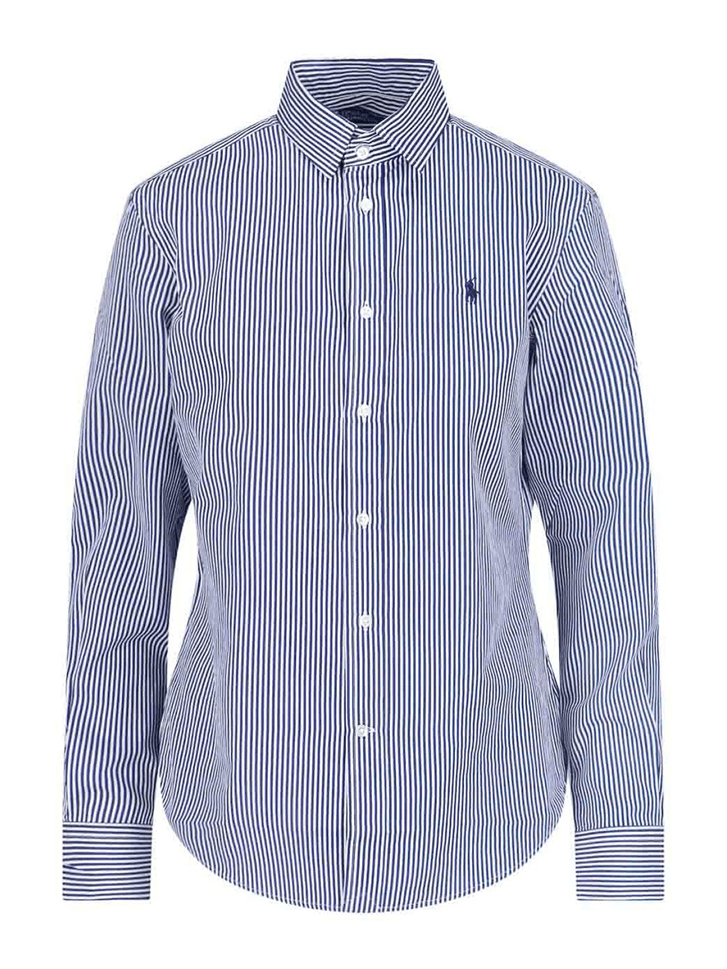 Load image into Gallery viewer, Ralph Lauren Womens Striped Shirt - Blue/White
