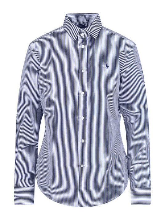 Ralph Lauren Womens Striped Shirt - Blue/White