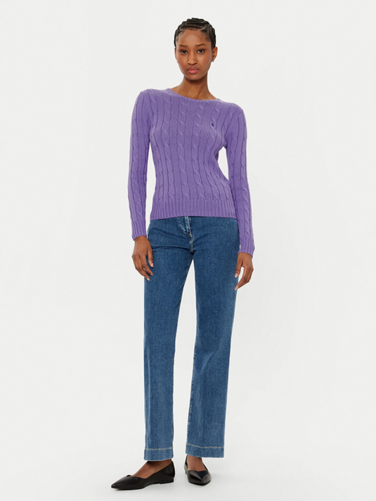 Polo Ralph Lauren Womens Cable Knit Cotton Crewneck Sweater