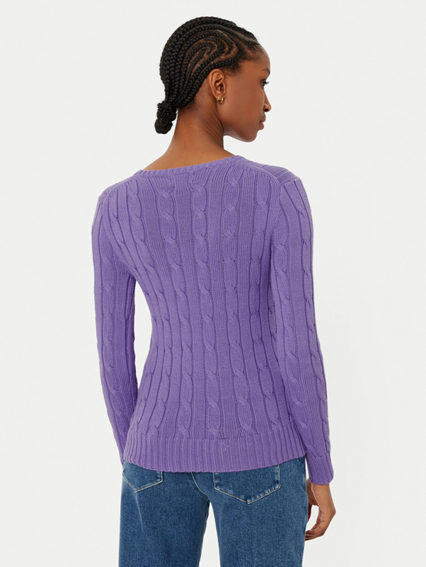 Load image into Gallery viewer, Polo Ralph Lauren Womens Cable Knit Cotton Crewneck Sweater
