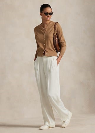 Load image into Gallery viewer, Polo Ralph Lauren Womens Cotton Crew Neck Cardigan
