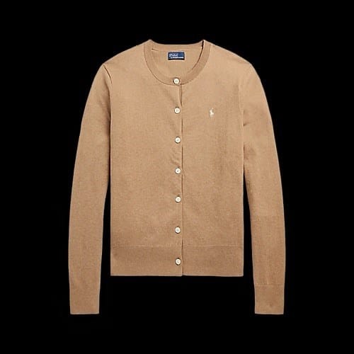 Load image into Gallery viewer, Polo Ralph Lauren Womens Cotton Crew Neck Cardigan
