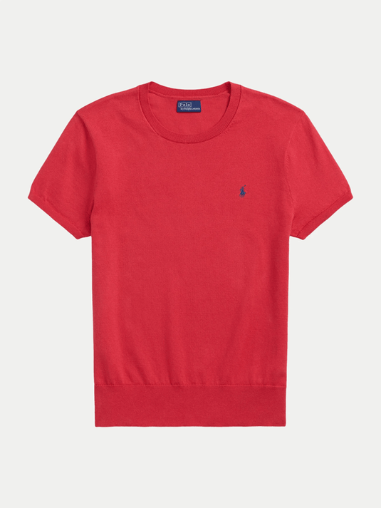 Ralph Lauren Womens Short Sleeve Knit Top