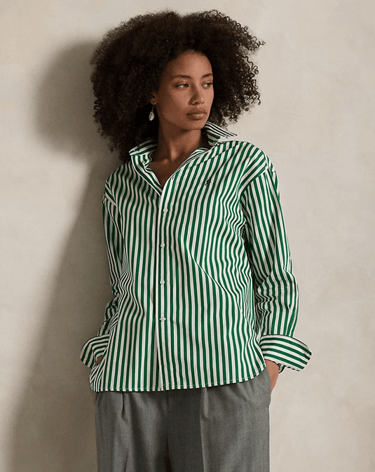 Ralph Lauren Womens Striped Cotton Shirt