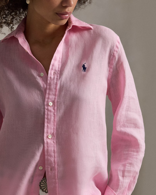 Polo Ralph Lauren Womens Classic Fit Linen Shirt