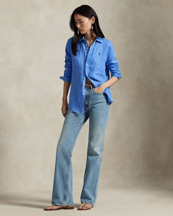 Load image into Gallery viewer, Ralph Lauren Womens Classic Fit Cotton Oxford Shirt
