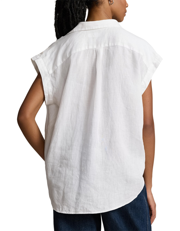 Load image into Gallery viewer, Polo Ralph Lauren Womens Linen Popover Shirt
