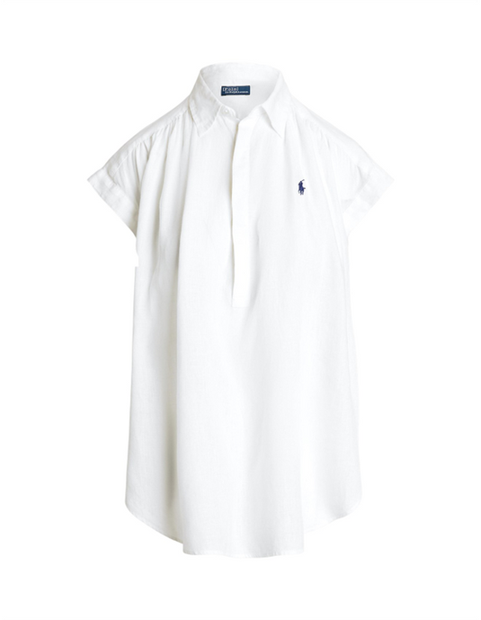 Polo Ralph Lauren Womens Linen Popover Shirt