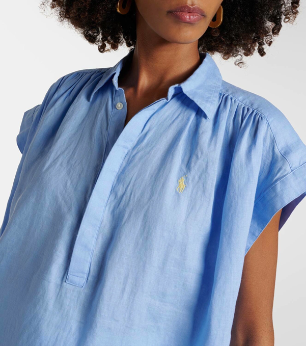 Load image into Gallery viewer, Polo Ralph Lauren Womens Linen Popover Shirt
