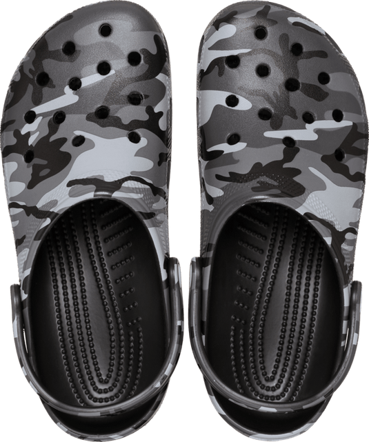 Crocs Classic Camouflage Croc - Black/Slate Grey