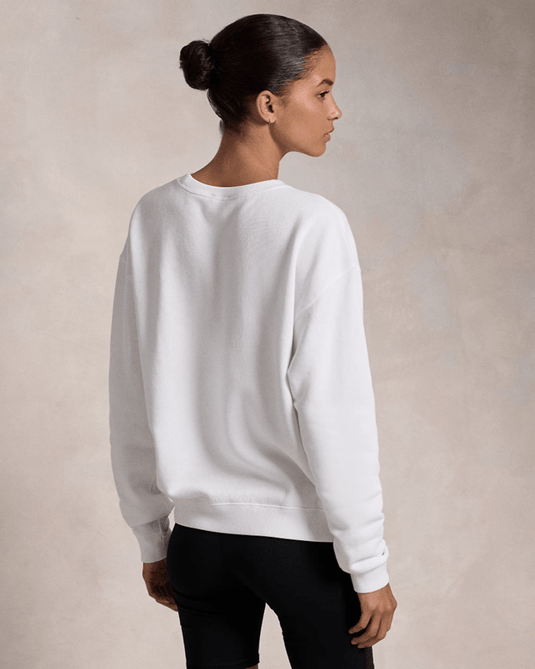 Ralph Lauren Womens Fleece Crewneck Pullover