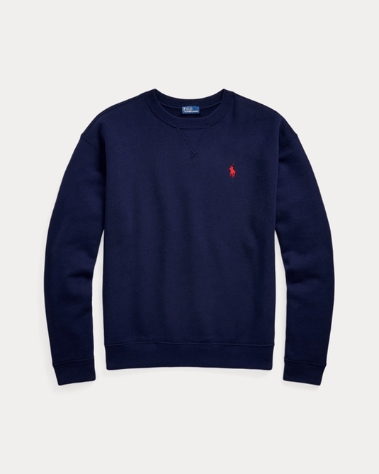 Ralph Lauren Womens Fleece Crewneck Pullover