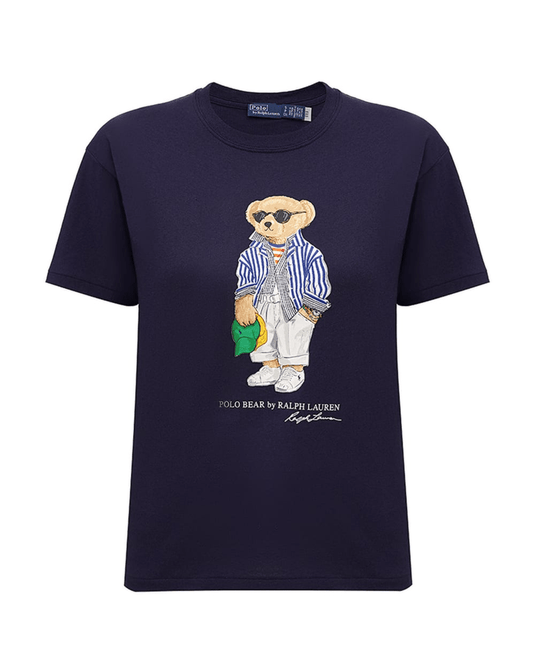 Ralph Lauren Womens Polo Bear Cotton Jersey Tee