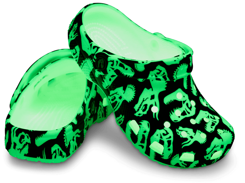 Load image into Gallery viewer, Crocs Kids Classic Glow Dino Clog

