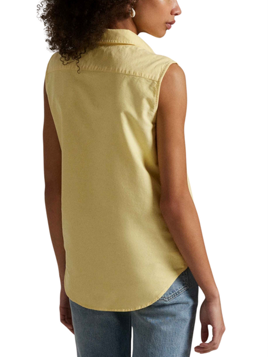 Polo Ralph Lauren Womens Cotton Oxford Sleveless Shirt