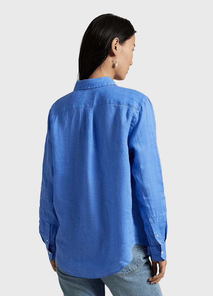 Load image into Gallery viewer, Polo Ralph Lauren Womens Classic Fit Linen Shirt
