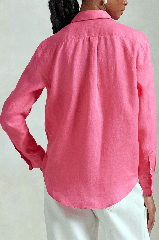 Load image into Gallery viewer, Ralph Lauren Womens Classic Fit Linen Shirt
