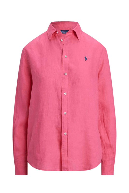 Ralph Lauren Womens Classic Fit Linen Shirt