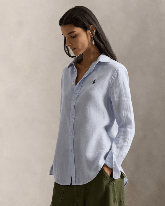 Polo Ralph Lauren Womens Classic Fit Linen Shirt