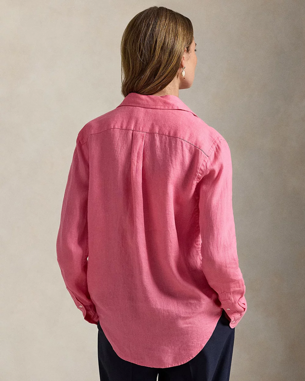 Load image into Gallery viewer, Polo Ralph Lauren Womens Classic Fit Linen Shirt
