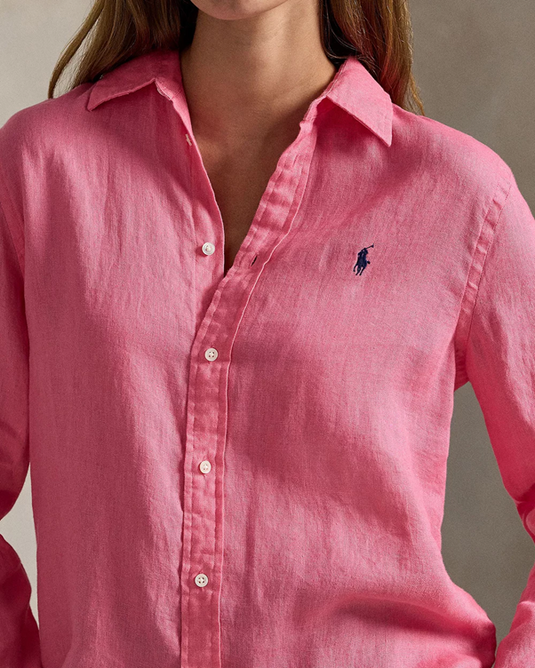 Polo Ralph Lauren Womens Classic Fit Linen Shirt