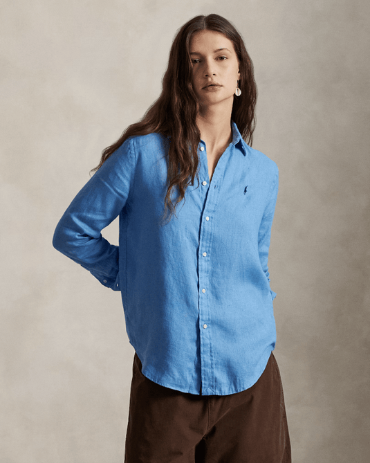 Polo Ralph Lauren Womens Classic Fit Linen Shirt