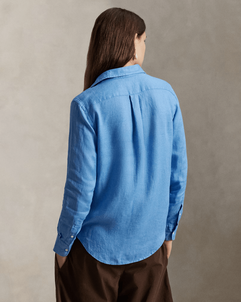 Load image into Gallery viewer, Polo Ralph Lauren Womens Classic Fit Linen Shirt
