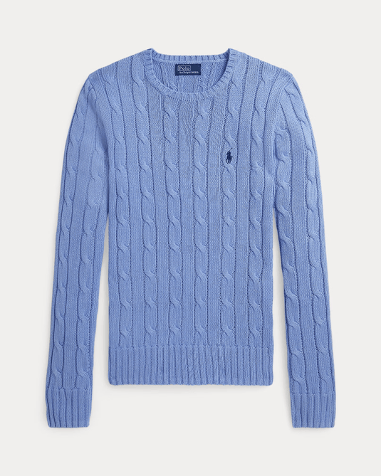 Ralph Lauren Womens Cable-Knit Cotton Crewneck Jumper
