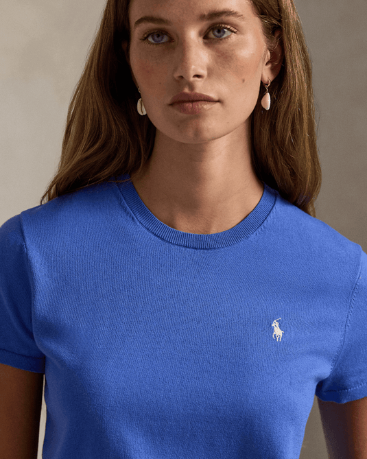 Polo Ralph Lauren Womens Short-Sleeve Crewneck Sweater