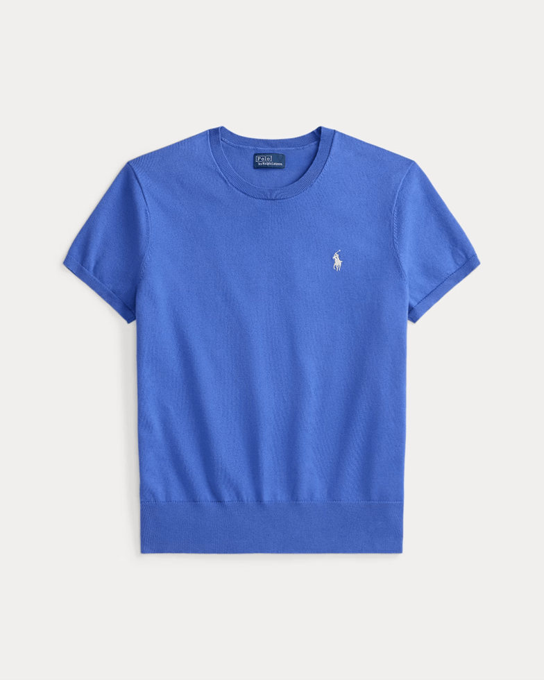 Load image into Gallery viewer, Polo Ralph Lauren Womens Short-Sleeve Crewneck Sweater

