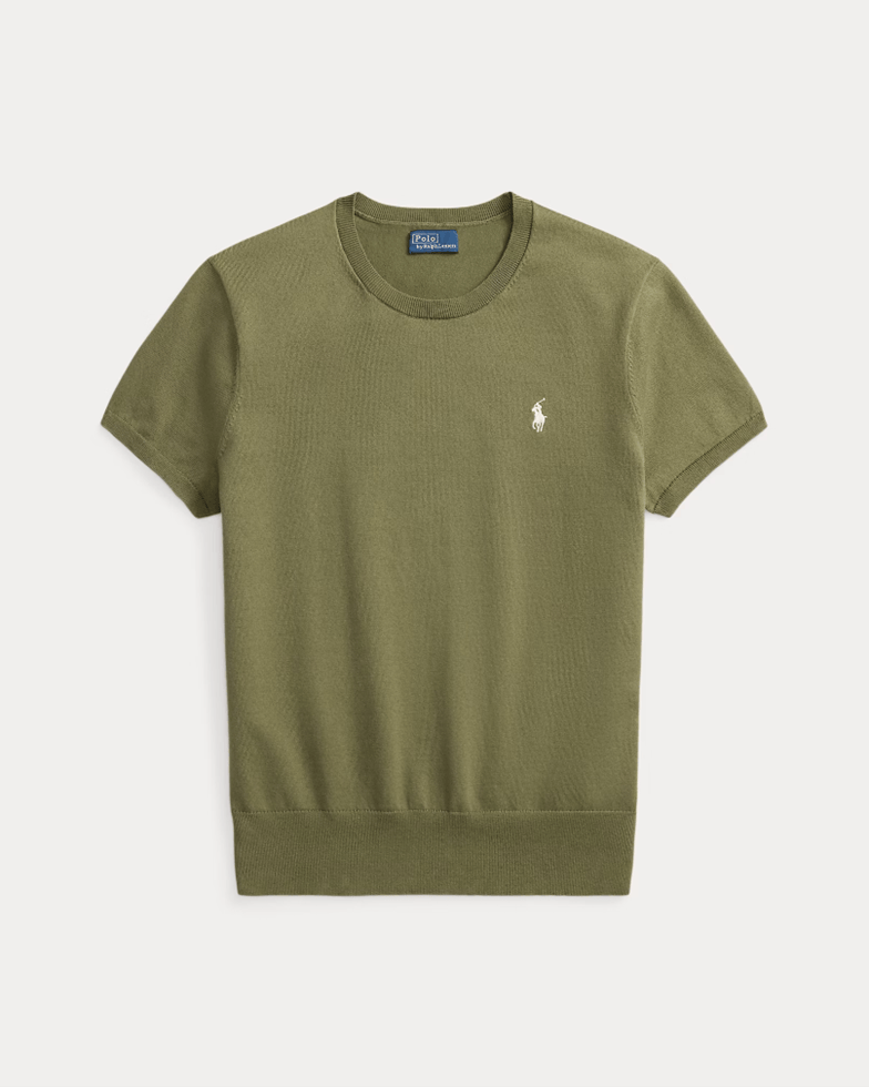 Load image into Gallery viewer, Polo Ralph Lauren Womens Short-Sleeve Crewneck Sweater
