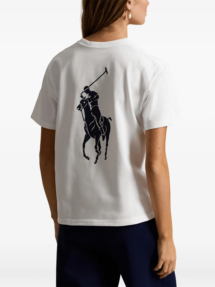 Load image into Gallery viewer, Polo Ralph Lauren Womens Big Pony Cotton Crewneck Tee
