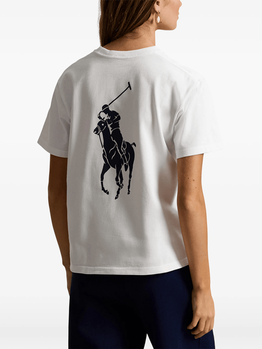 Polo Ralph Lauren Womens Big Pony Cotton Crewneck Tee