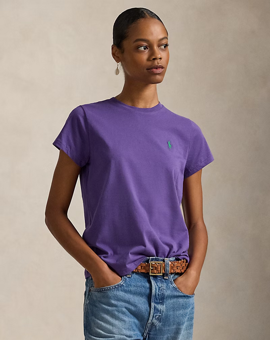 Polo Ralph Lauren Womens Cotton Jersey Crewneck Tee