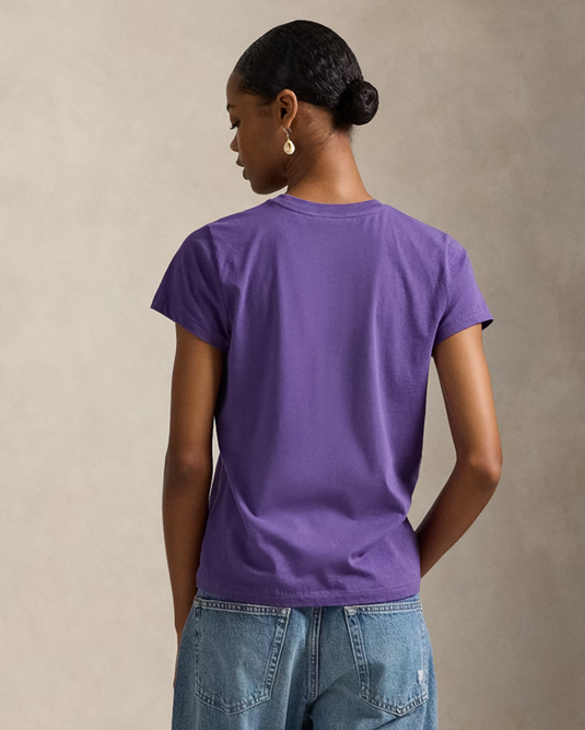 Polo Ralph Lauren Womens Cotton Jersey Crewneck Tee