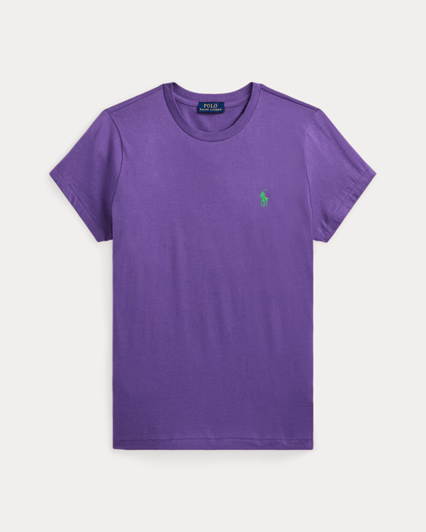 Load image into Gallery viewer, Polo Ralph Lauren Womens Cotton Jersey Crewneck Tee
