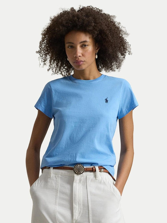 Polo Ralph Lauren Womens Cotton Jersey Crewneck Tee