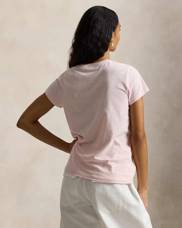 Load image into Gallery viewer, Polo Ralph Lauren Womens Cotton Jersey Crewneck Tee

