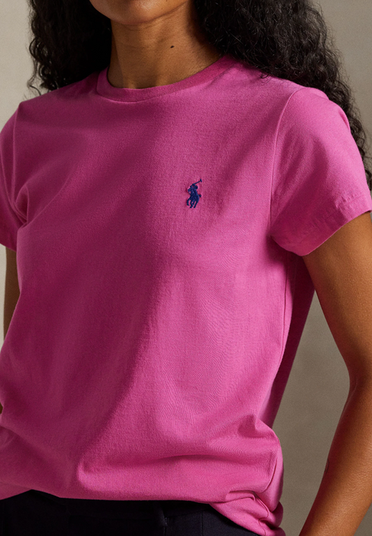 Polo Ralph Lauren Womens Cotton Jersey Crewneck Tee