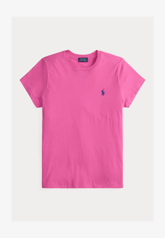 Polo Ralph Lauren Womens Cotton Jersey Crewneck Tee