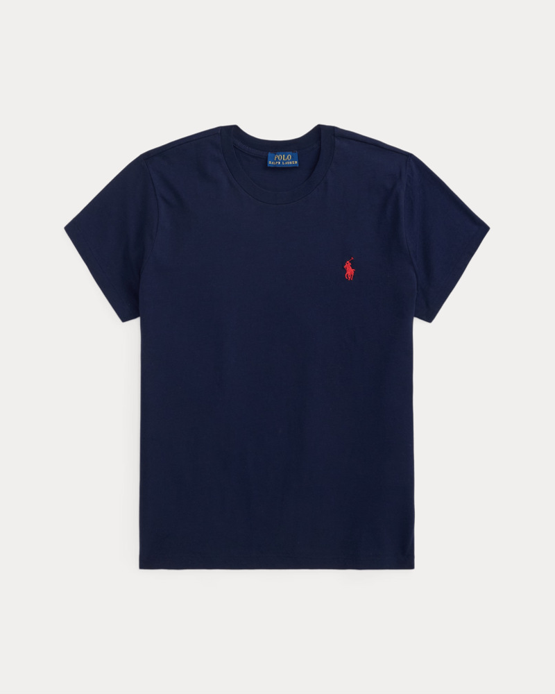 Load image into Gallery viewer, Polo Ralph Lauren Womens Classic Fit Cotton Jersey Crewneck Tee
