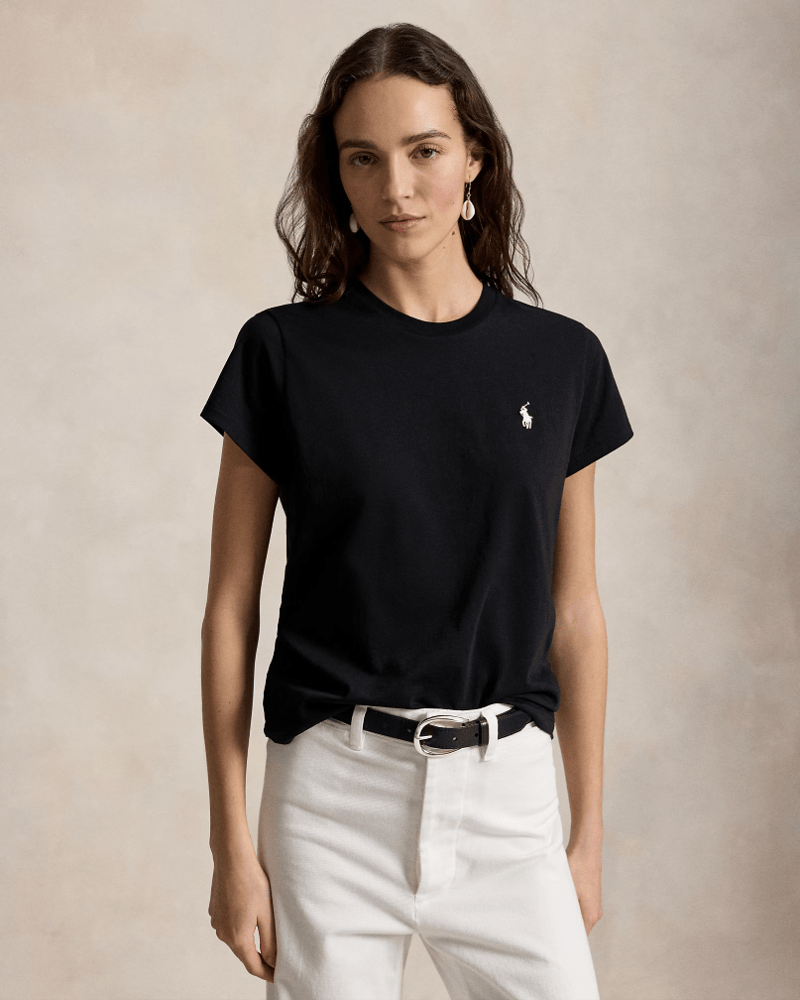 Load image into Gallery viewer, Polo Ralph Lauren Womens Classic Fit Cotton Jersey Crewneck Tee
