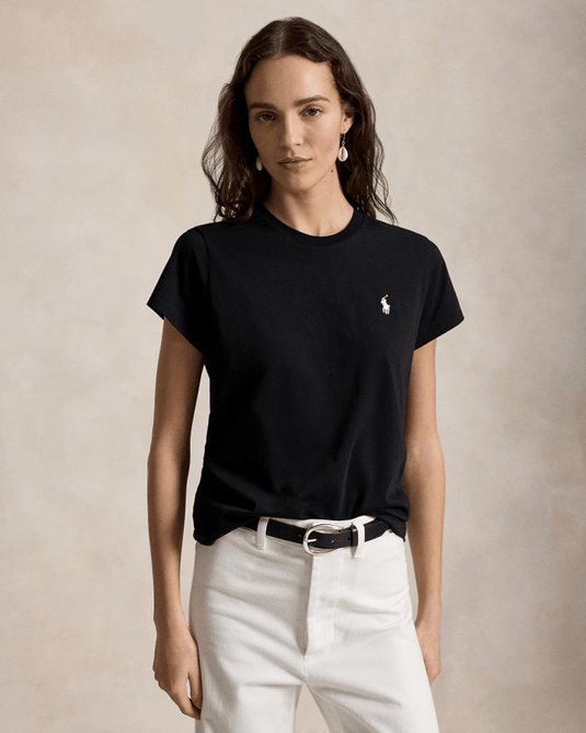 Polo Ralph Lauren Womens Classic Fit Cotton Jersey Crewneck Tee