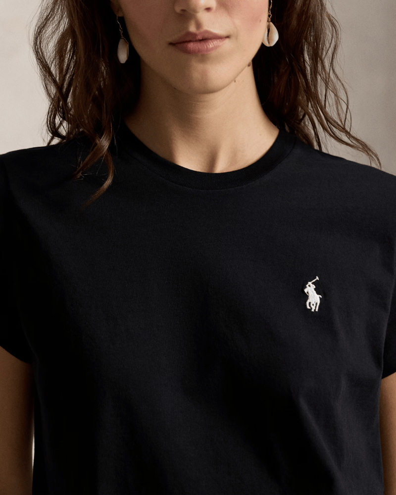 Load image into Gallery viewer, Polo Ralph Lauren Womens Classic Fit Cotton Jersey Crewneck Tee
