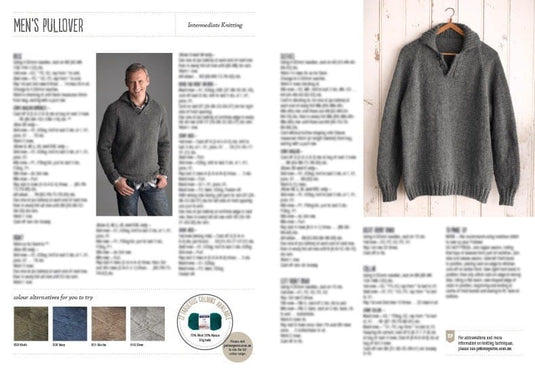 Patons Pattern Book - Mens Pullover